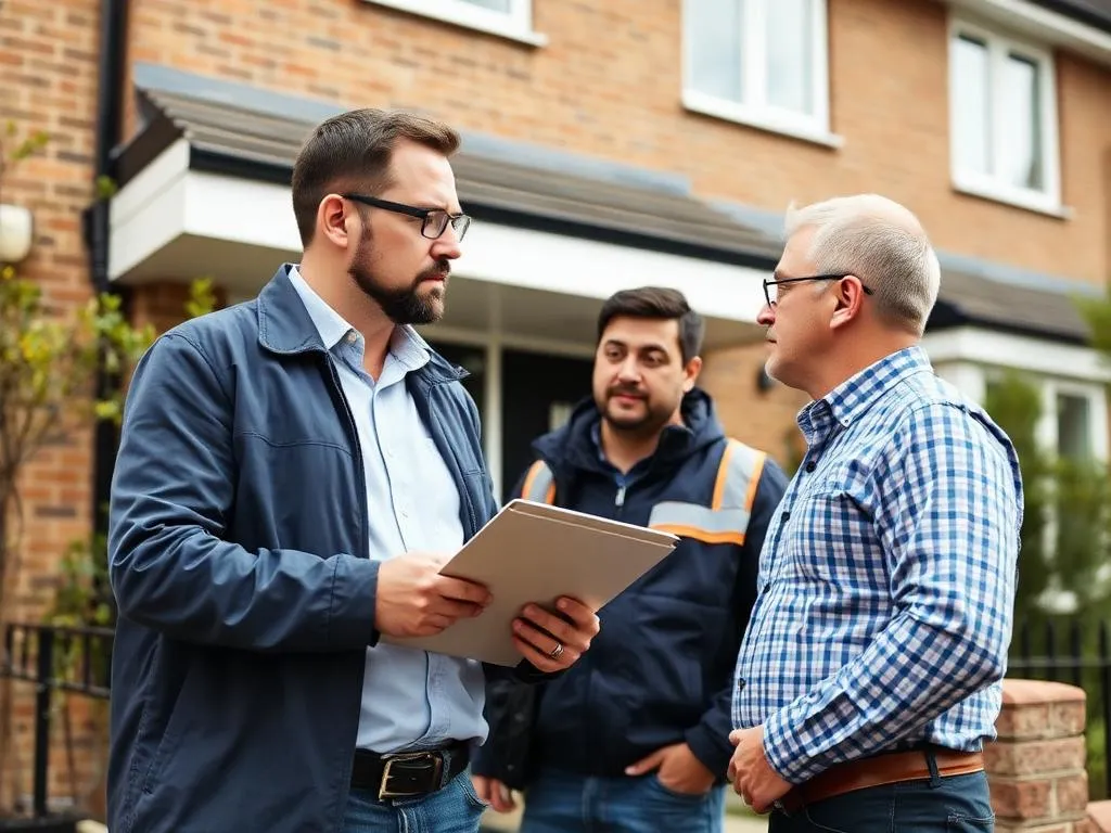 Snagging inspection of a newly built house before move-in
